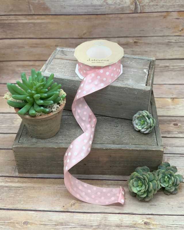 Polka Dots Ribbon, 1.5" X 22 Yards